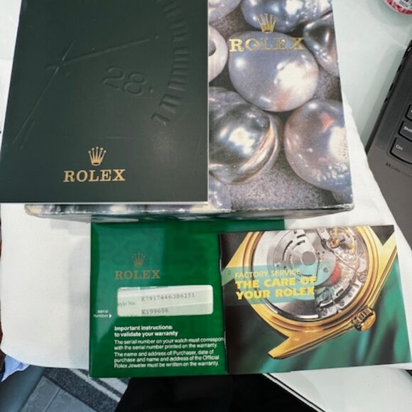 ROLEX Women's Datejust Blue Face Watch - Picture 6 of 7